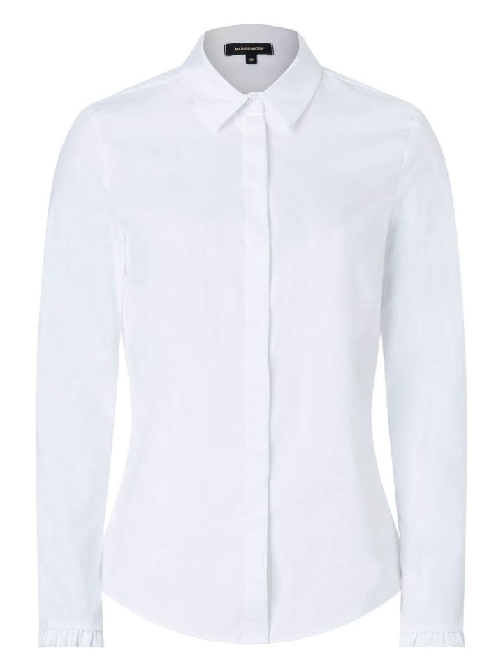 More & More Hemdbluse in weiss günstig kaufen