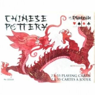 ** % SALE % ** Chinesische Töpferwaren Spielkarten