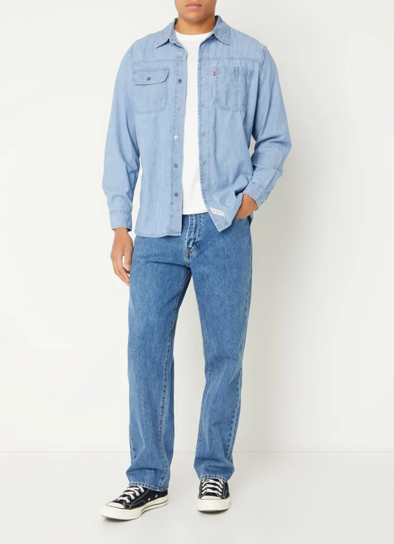 Jeansy Levi's 568, luźny krój, średnie pranie