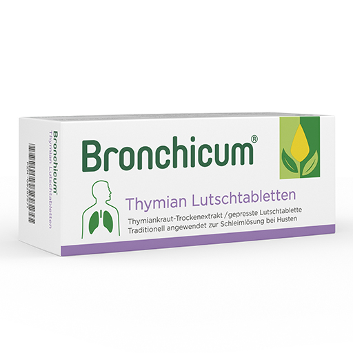 BRONCHICUM Thymian Lutschtabletten  50 St  Lutschtabletten