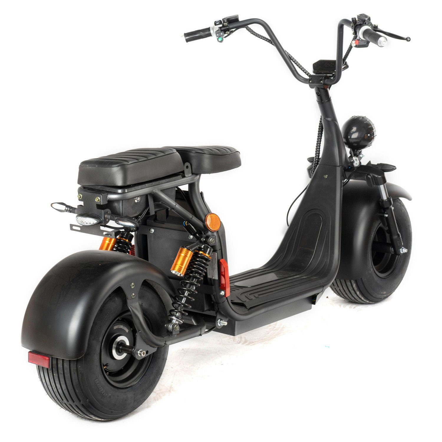 ENEWAY E-Scooter Coco II schwarz, 45,00 km/h, (Set, COCO II 2000W 45 km/h 20AH Lithium), mit Straßenzulassung