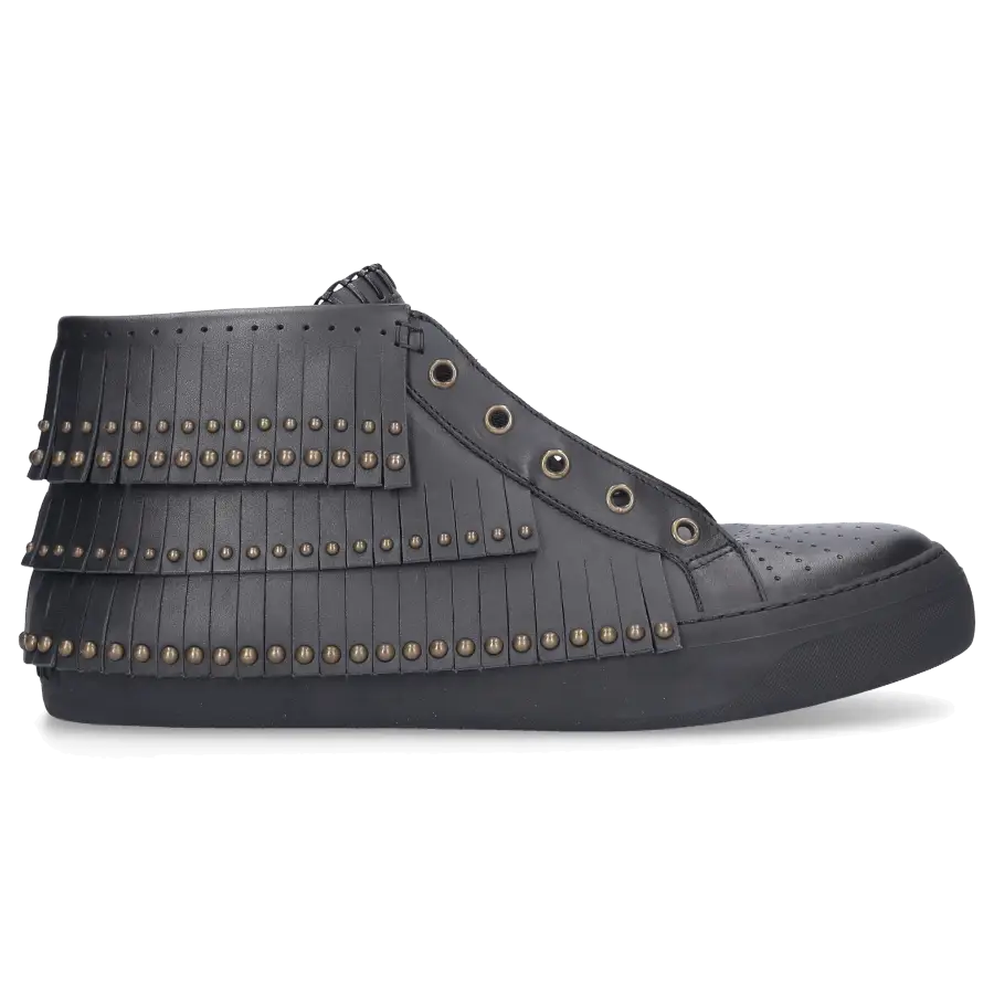 Jimmy Choo - Sneaker high BASTIAN Kalbsleder - schwarz