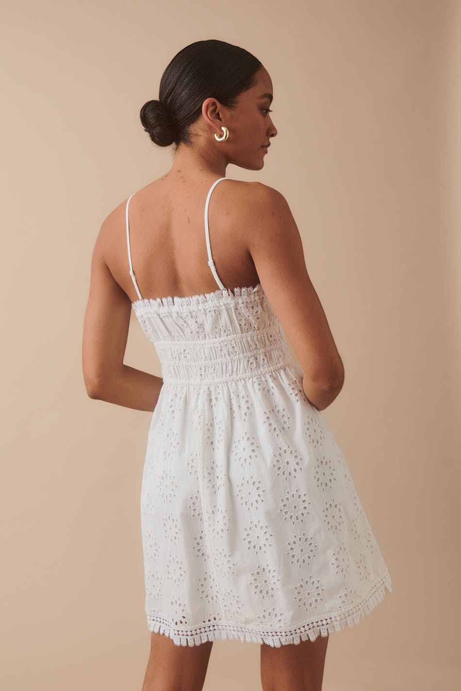 Broderie anglaise dress