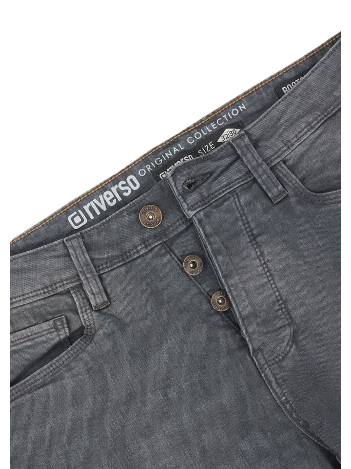 riverso  Jeans RIVFalko bootcut in Grau günstig kaufen