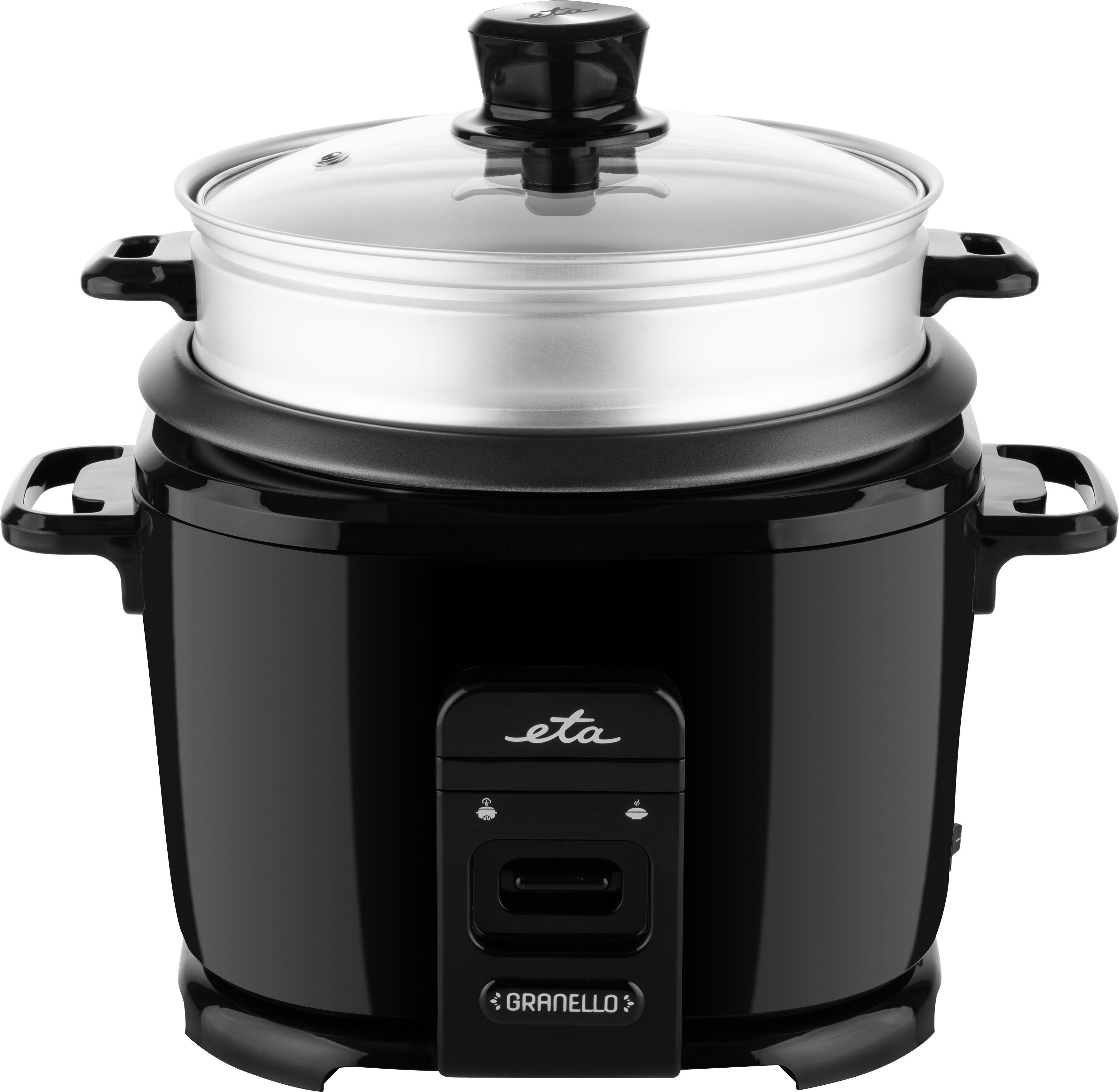 eta Reiskocher GRANELLO ETA313990000, 700 W, mit Dampfgaraufsatz, 1,8 l, vollautomatisch, Aluminiumbehälter