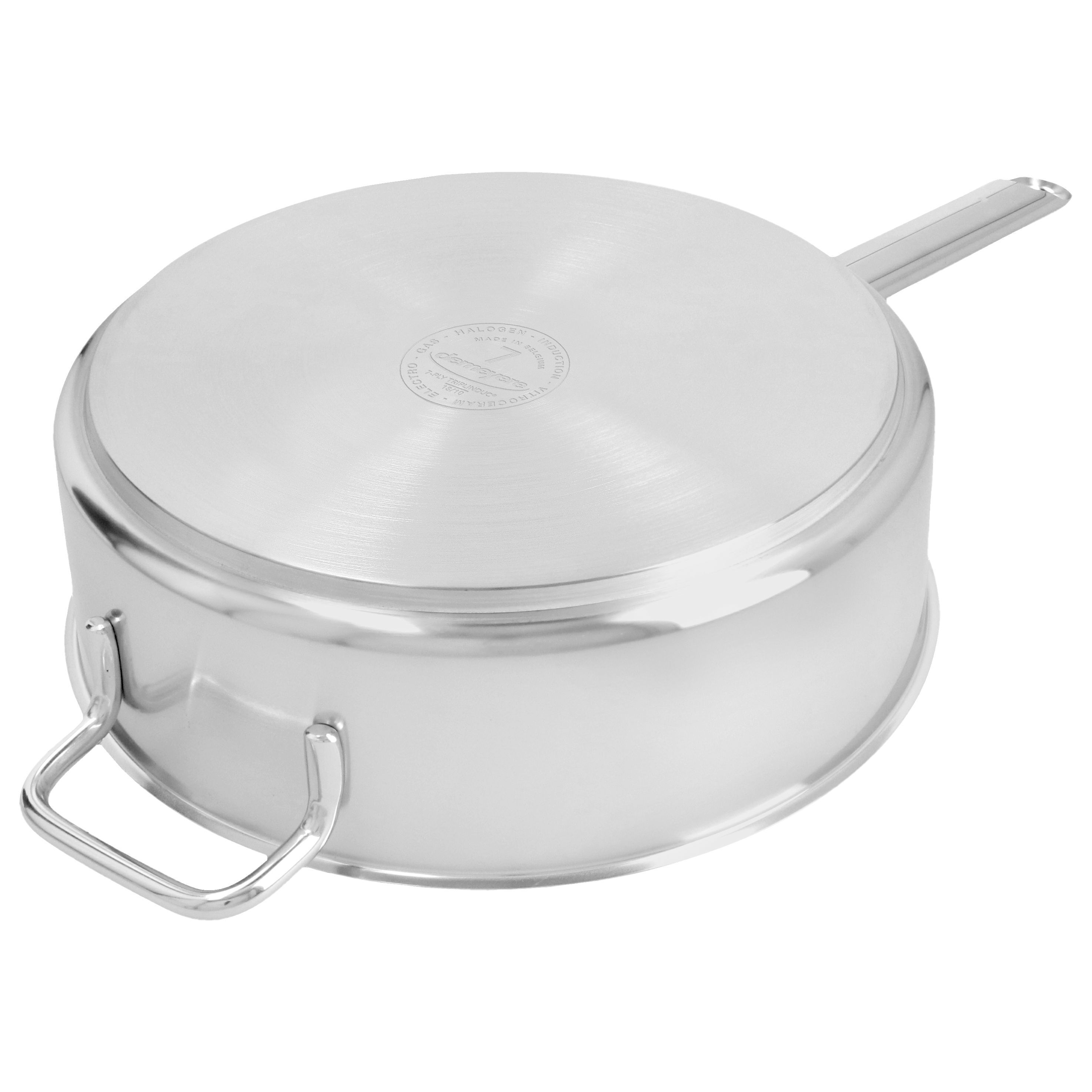 Schmorpfanne ohne Deckel 24 cm, 18/10 Edelstahl