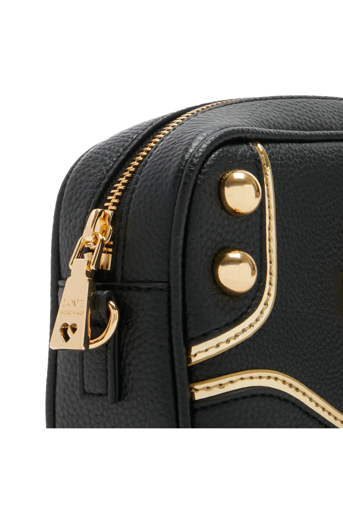 1'ASLAN  Love Moschino Pebble Damen Umhängetasche Schwarz Jc4142pp1il1100a