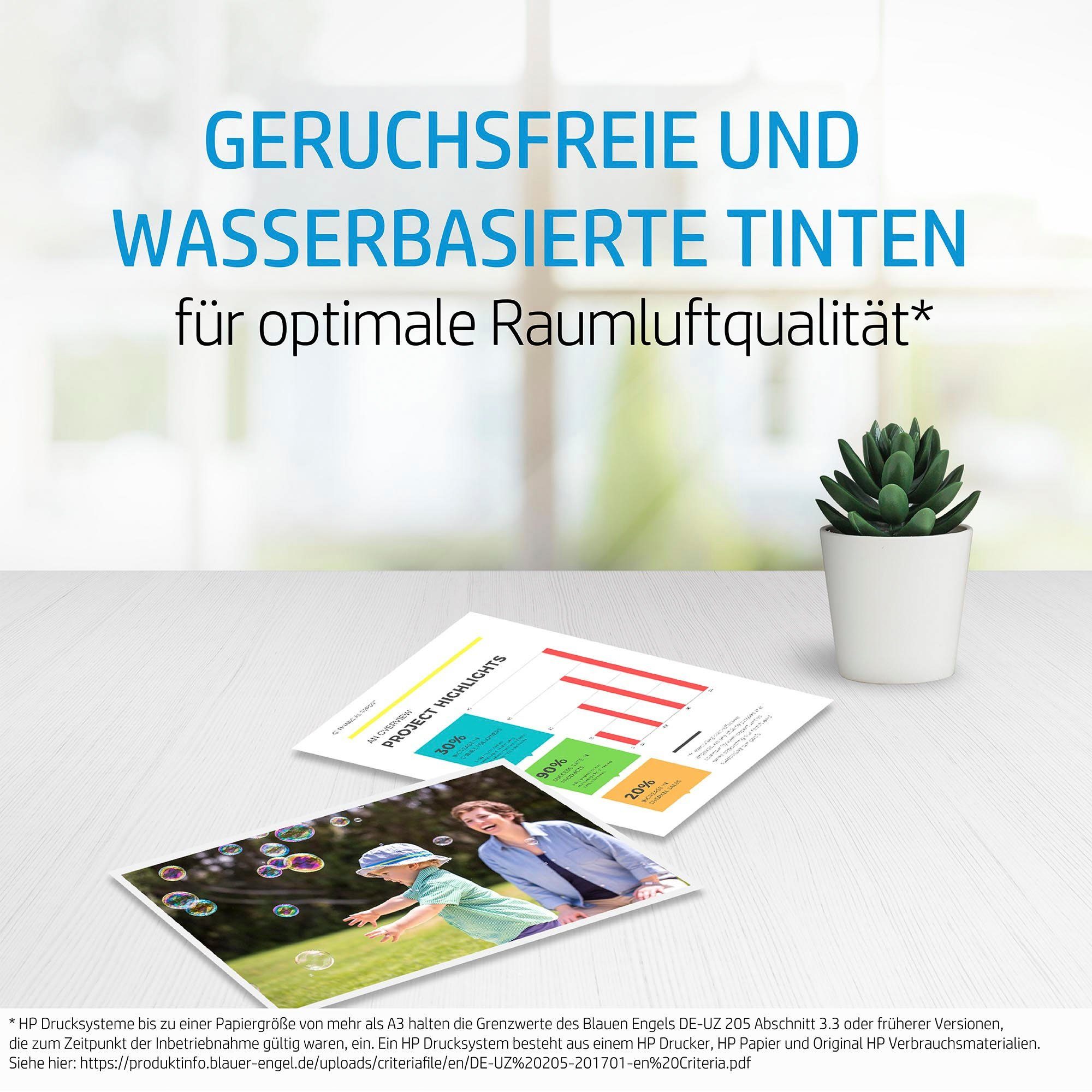 HP 305 2er-Pack Cyan/Magenta/Gelb/Schwarz Nachfülltinte (für HP, Packung, x, Instant Ink)