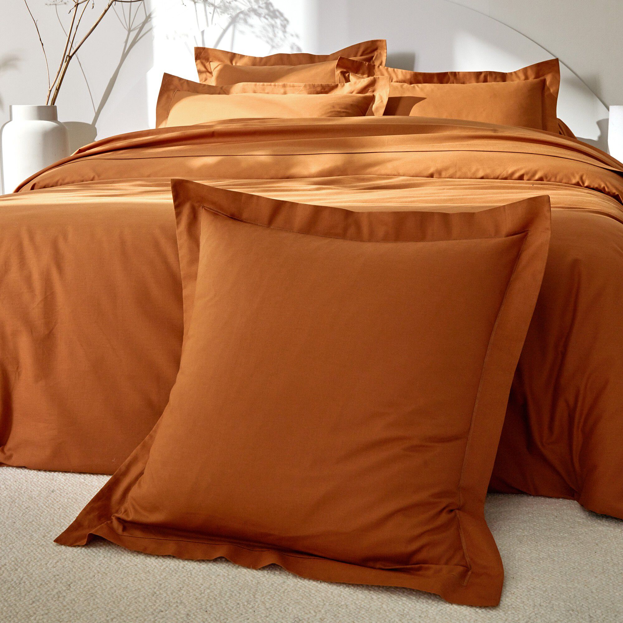 Linge de lit uni coton