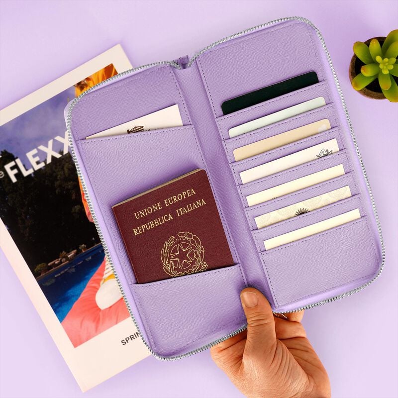 Peňaženka na cestovné doklady - RFID blokovanie