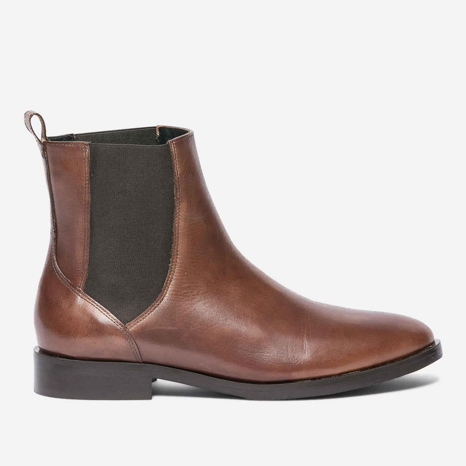 Chelsea boots cognac en cuir