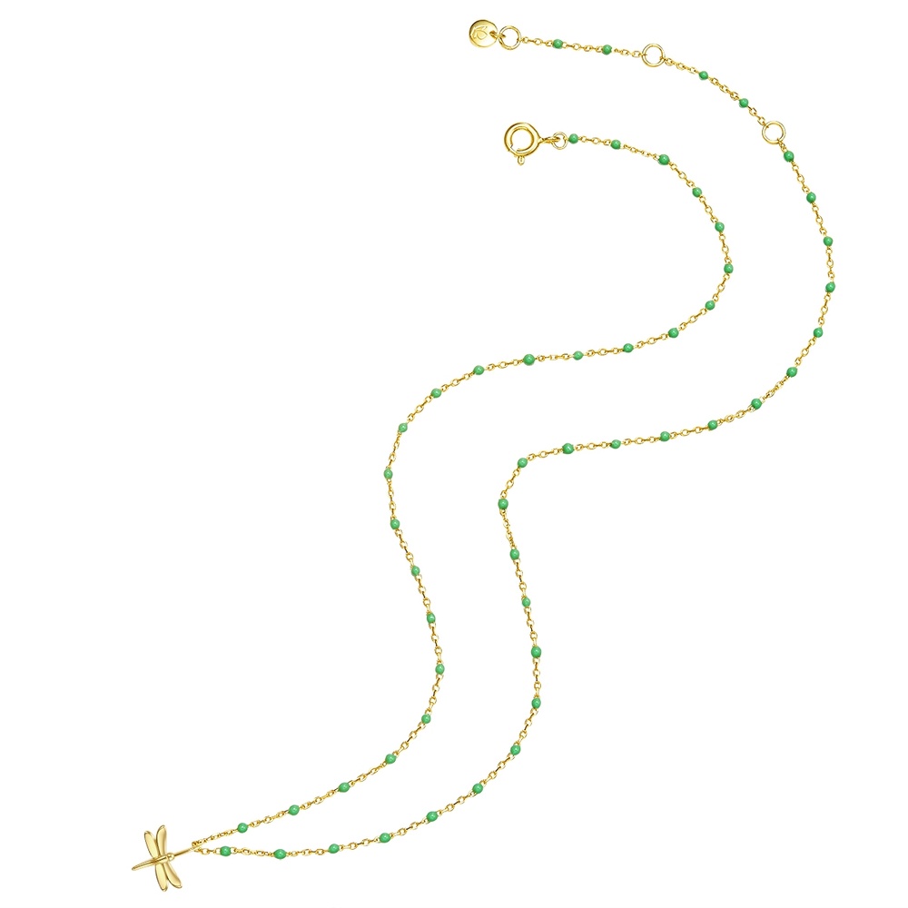 Glanzstücke München Collier en argent Papillon Argent sterling en Or jaune collier
