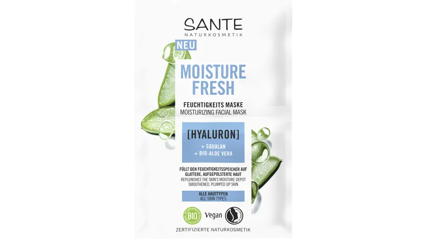 SANTE Moisture Fresh Feuchtigkeitsmaske 8 ml