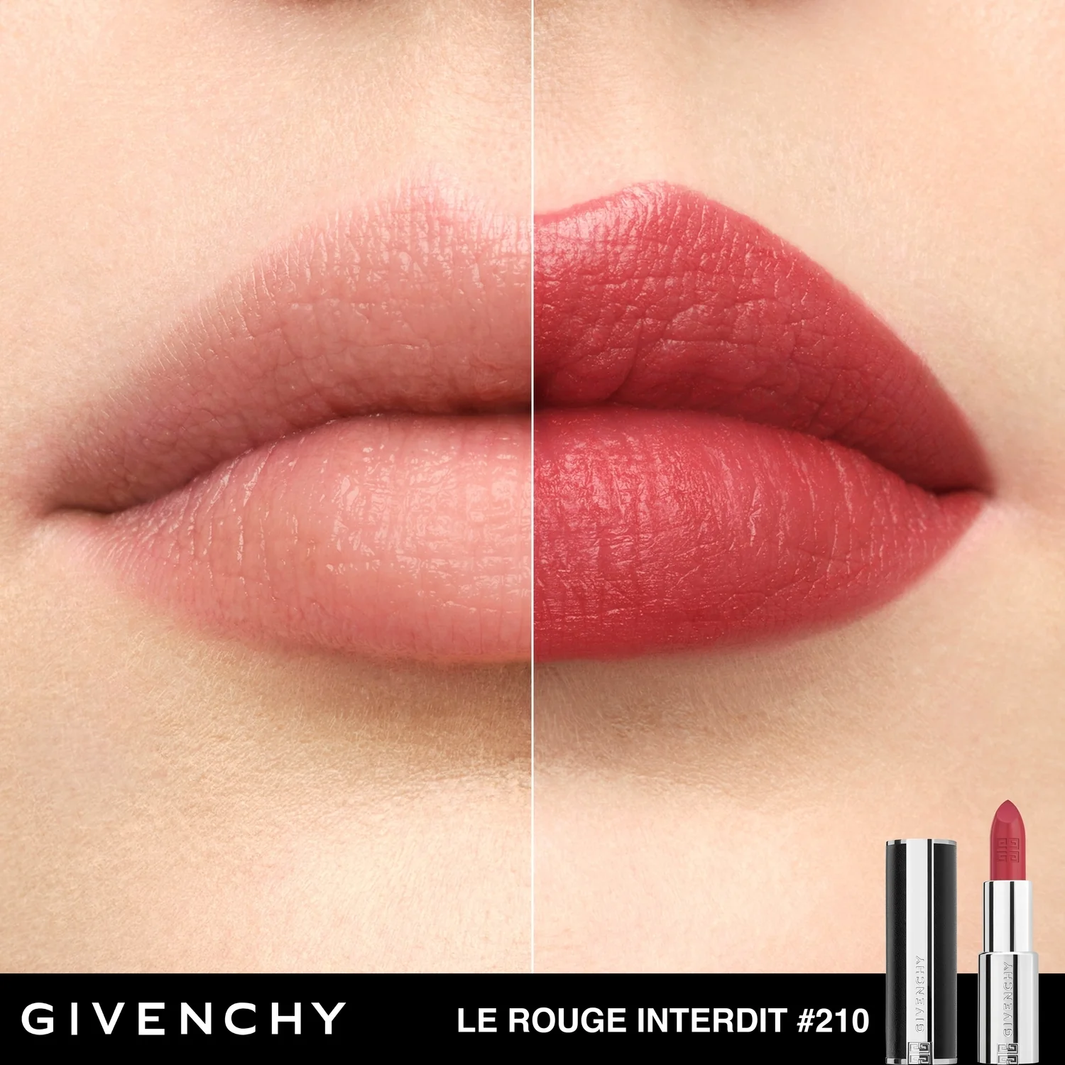 Le Rouge Interdit Barra de labios Seda Intensa
