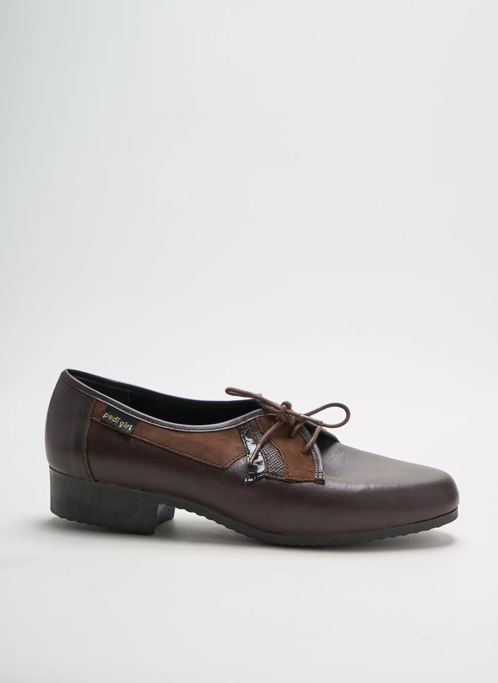 Pedi Girl Derby Femme couleur marron