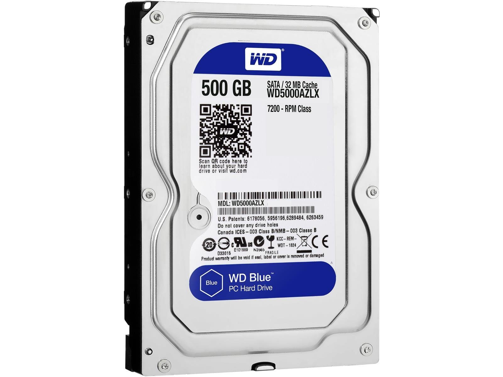 Western Digital WESTERN DIGITAL WD Caviar Blue 500GB HDD-Festplatte