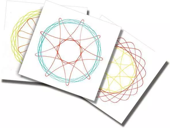 Spiral-Designer Blau