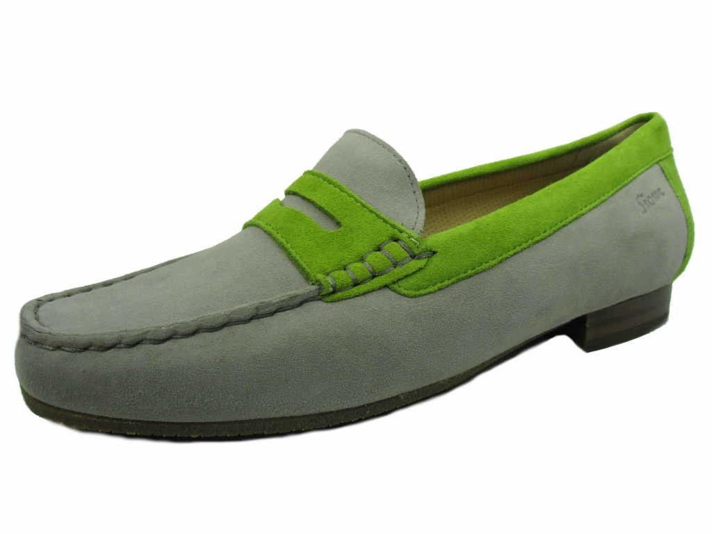 SIOUX Klassische Slipper grau Corbina