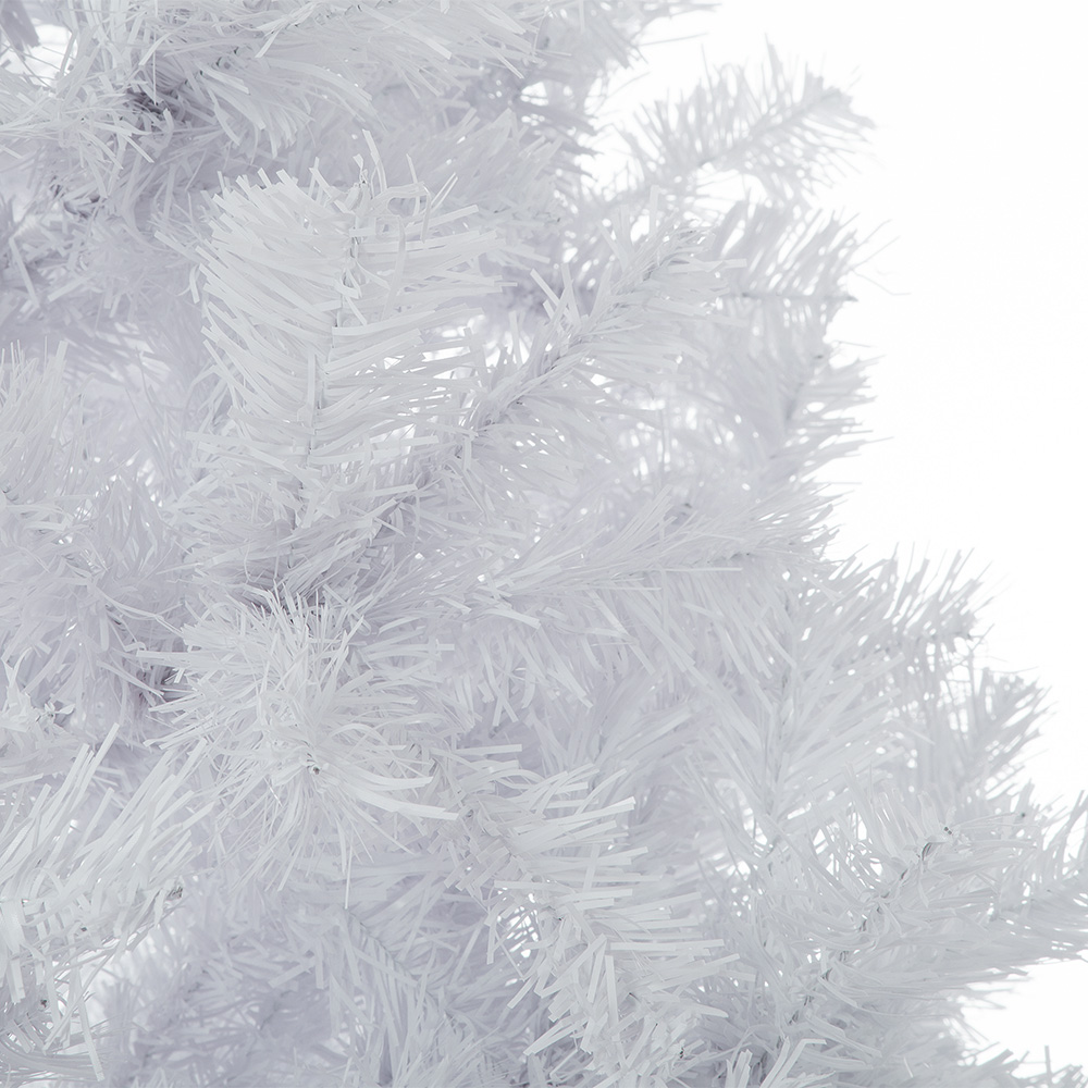 Casaria Deuba Weihnachtsbaum PVC weiß 180cm