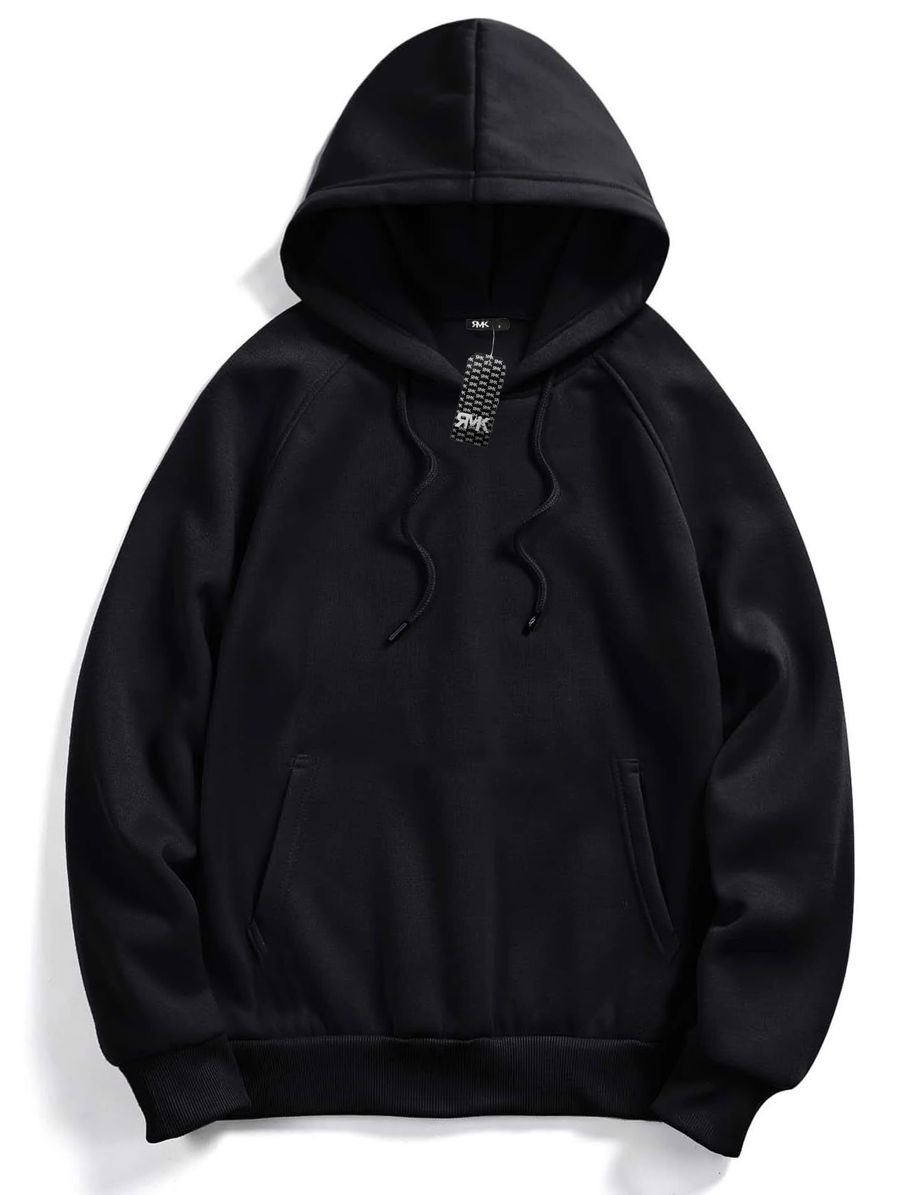 RMK Hoodie Damen Pullover Basic Kapuze Pulli Kapuzenpullover Seitentaschen X mit lizenziertem Print