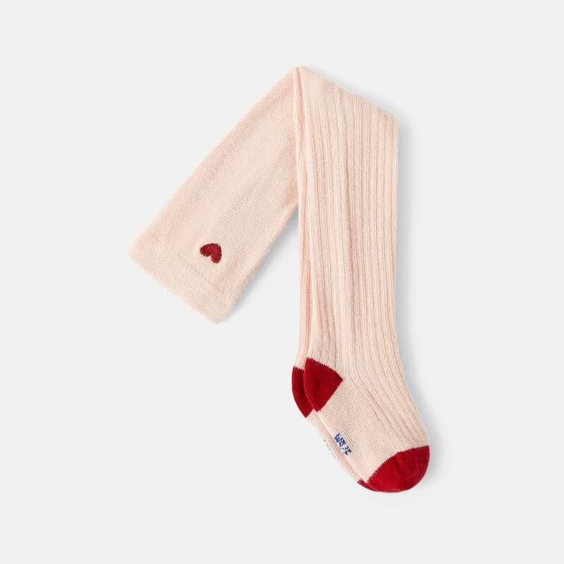 Collants chauds jacquard roses mixte Absorba