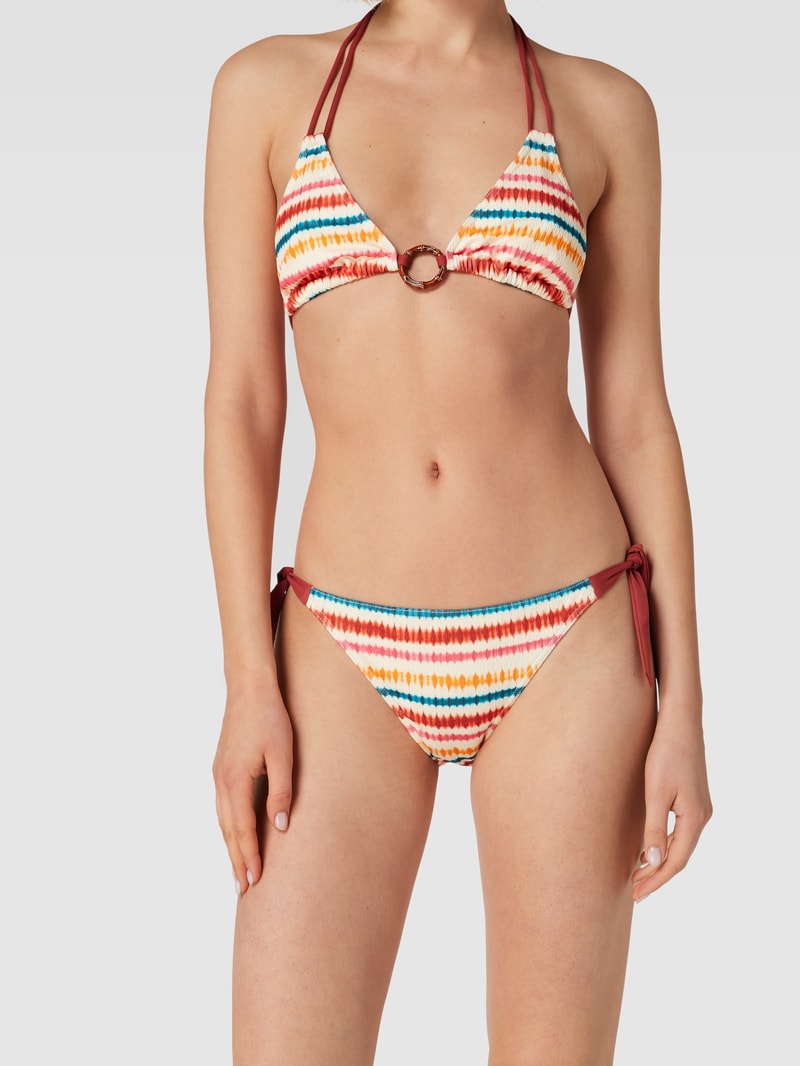 Bikini-Slip mit Strukturmuster Modell 'DASIA' in offwhite