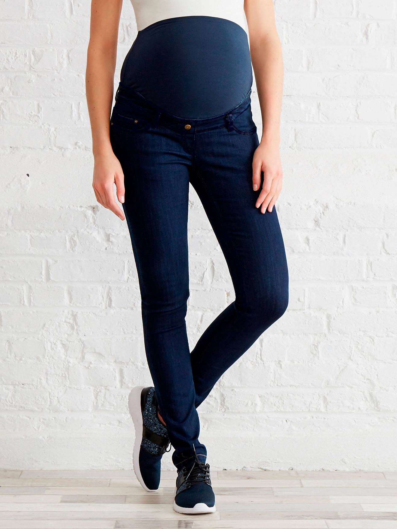 Jean slim stretch de grossesse entrejambe 85 denim black