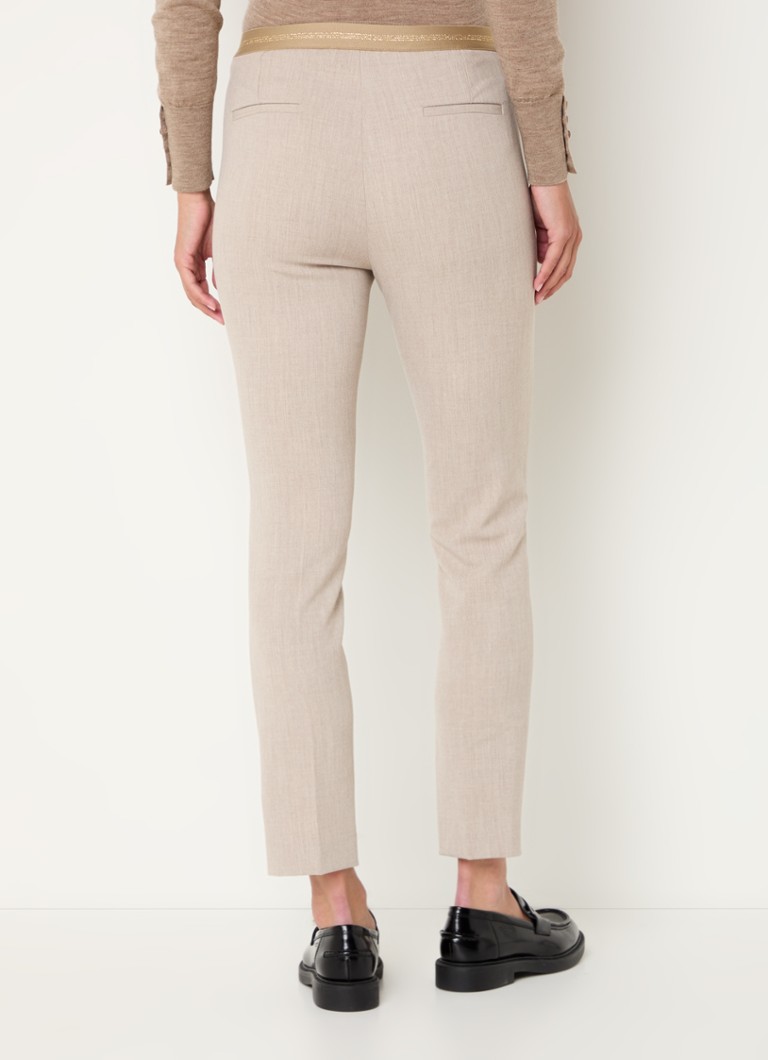 Calça Gerard Darel Nala de cintura alta e corte justo com bolsos laterais.