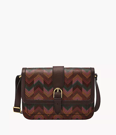 Fossil Large Flap Crossbody Zoey