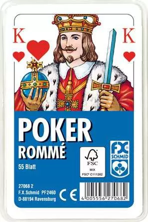 Poker/Rommé - Kartenspiel ab 8 Jahren