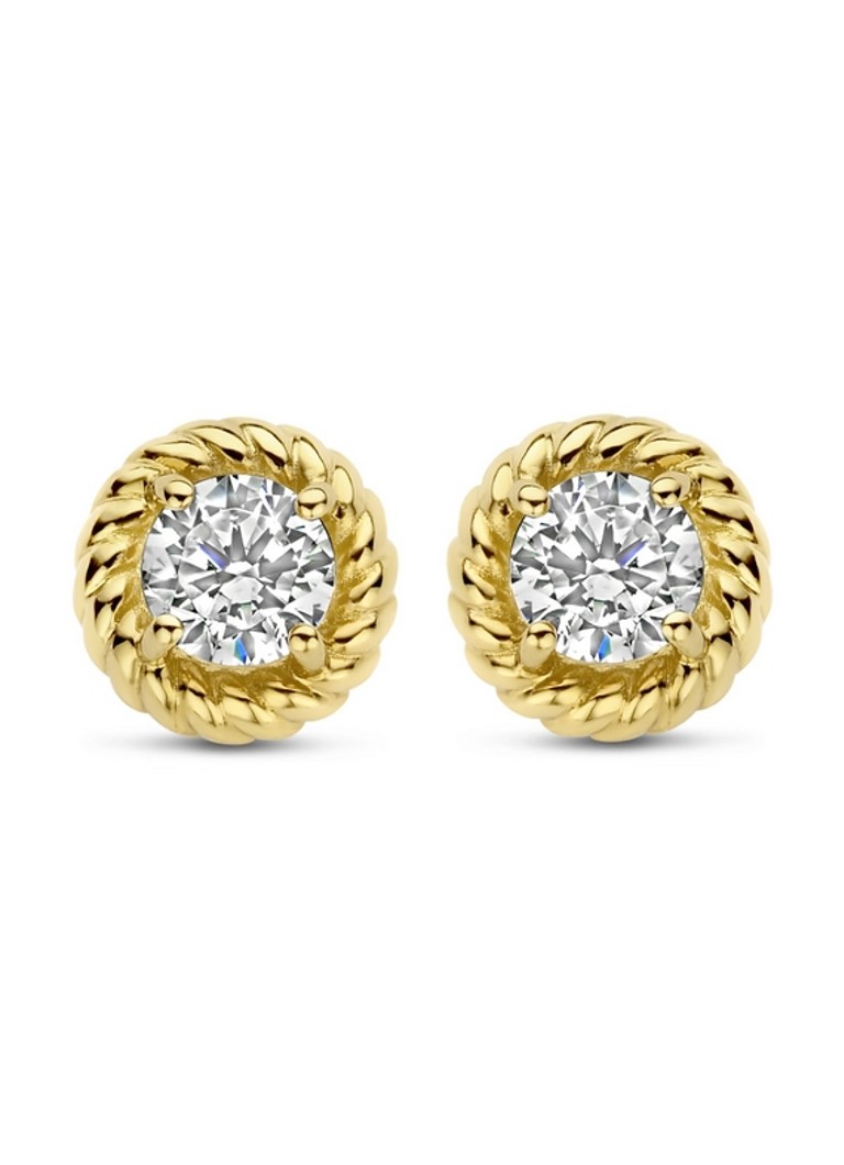 TI SENTO - Milano Gold-plated Stud Earrings 7934ZY_H