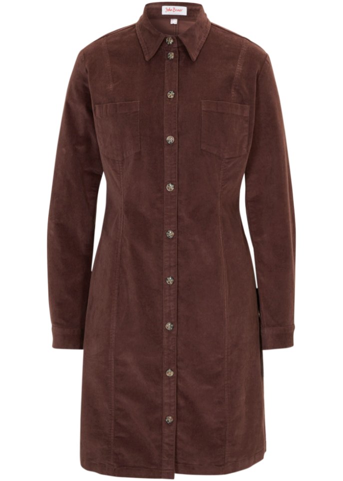 Cord-Stretch-Kleid