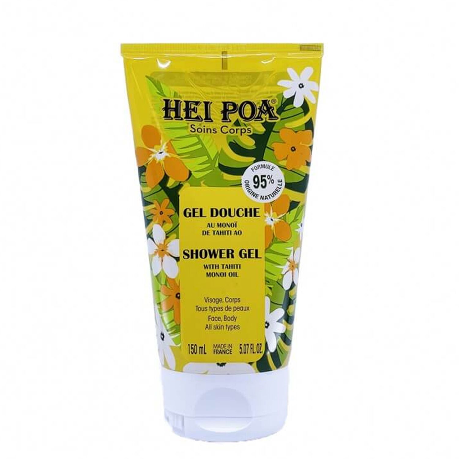 Hei Poa Gel Douche Monoï de Tahiti 150 ml