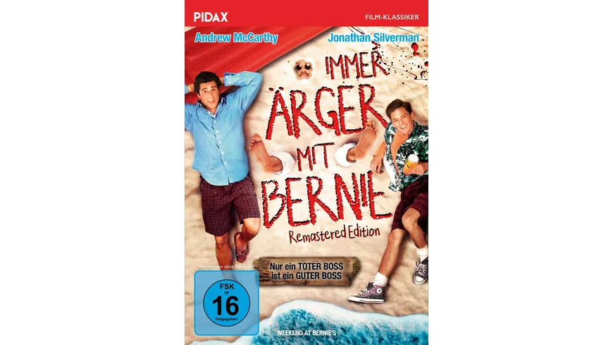 Immer Ärger mit Bernie / Rabenschwarze Kult-Komödie von „Rambo“-Regisseur Ted Kotchef (Pidax Film-Klassiker)