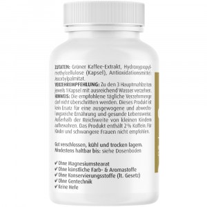 GRÜNER KAFFEE Extrakt 450 mg Kapseln