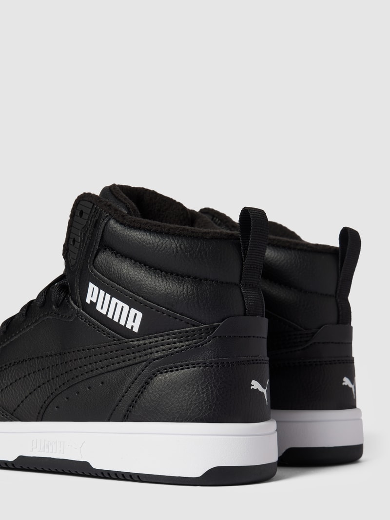High Top Sneaker mit Label-Details Modell 'Rebound V6 Mid' in schwarz