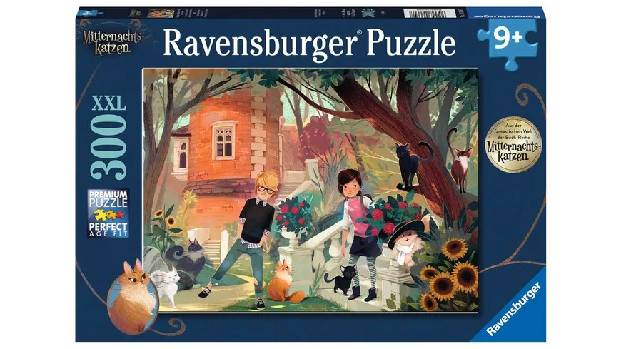 Ravensburger Puzzle - Die Katzenflüsterer Nova und Henry - 300 Teile XXL