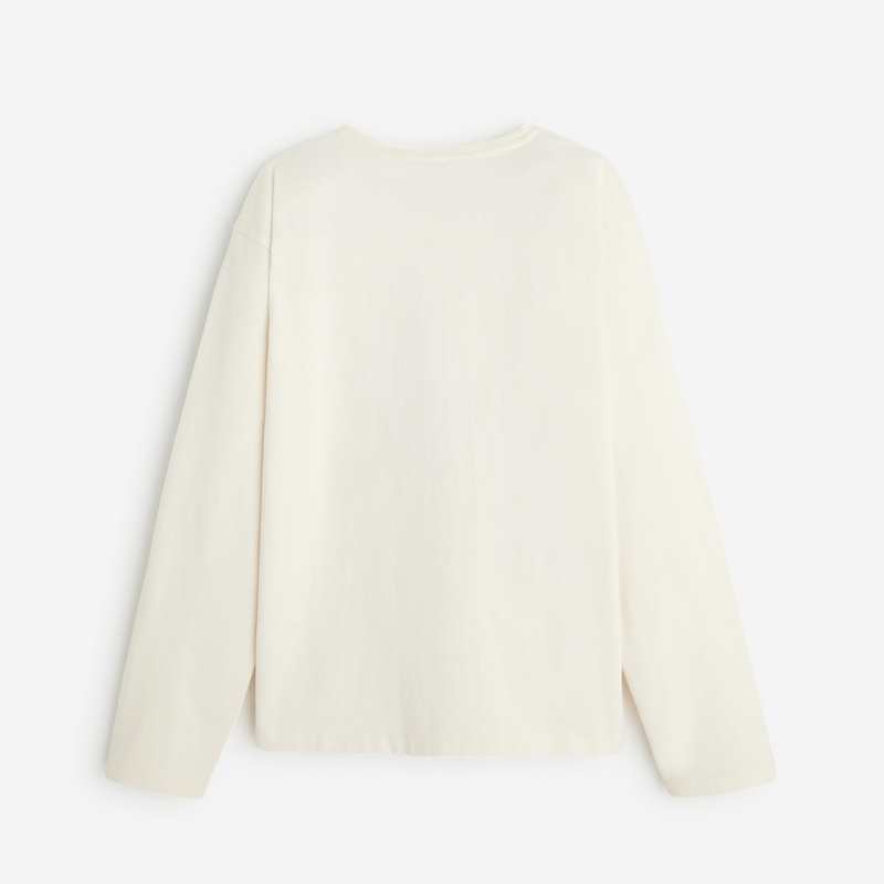 T-shirt fille blanc en coton recyclé Catimini