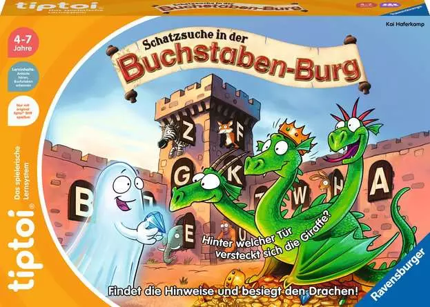 tiptoi® Schatzsuche in der Buchstaben-Burg - Lernspiel ab 4 Jahren