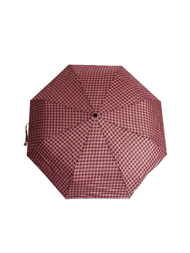 COFI 1453 Kompakter Taschenschirm mit Schutzhülle - leichter PU-Griff in Rosa günstig kaufen onesize