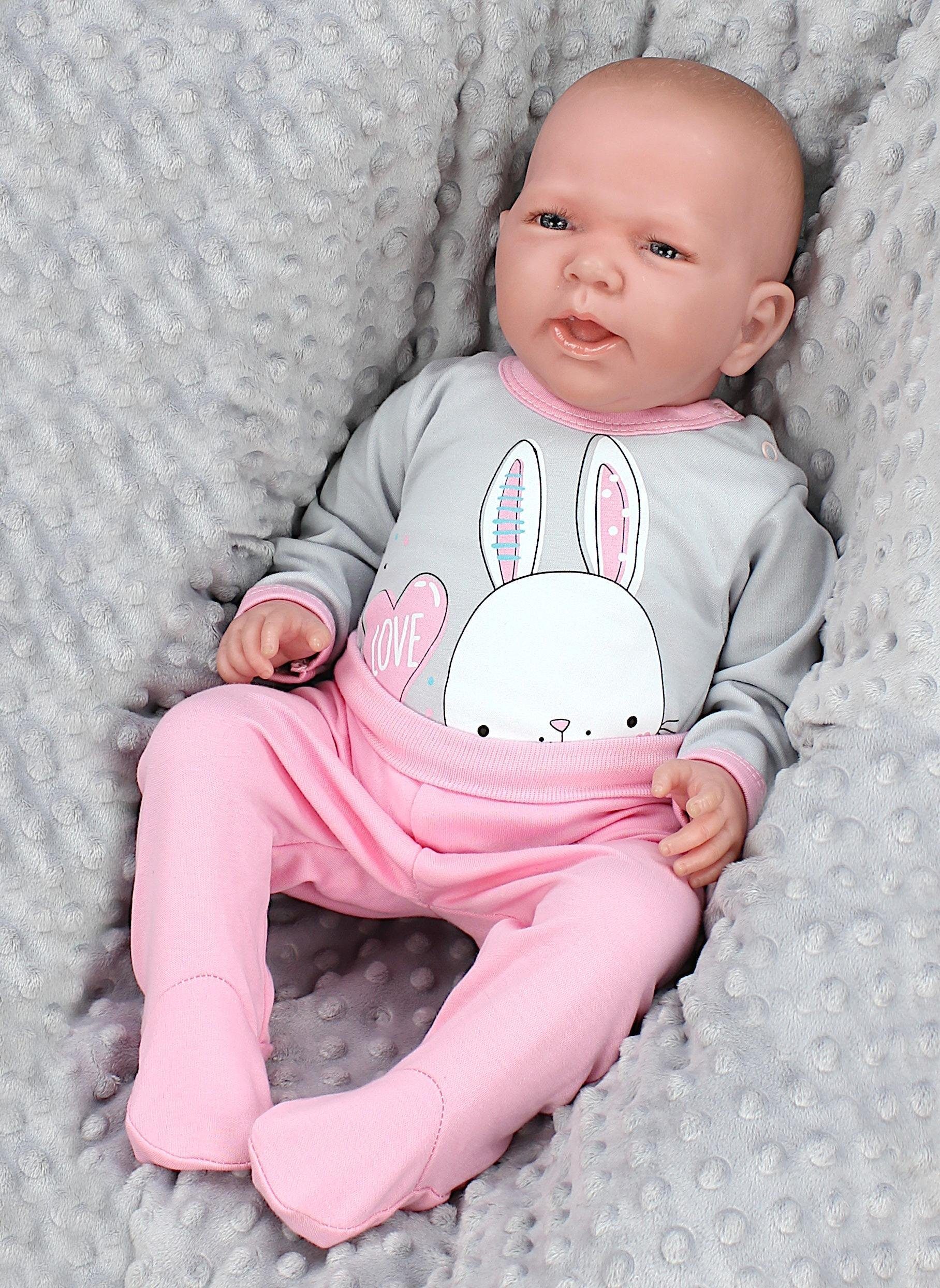 TupTam Langarmbody TupTam Mädchen Baby Body Langarm Unifarben 5er Pack