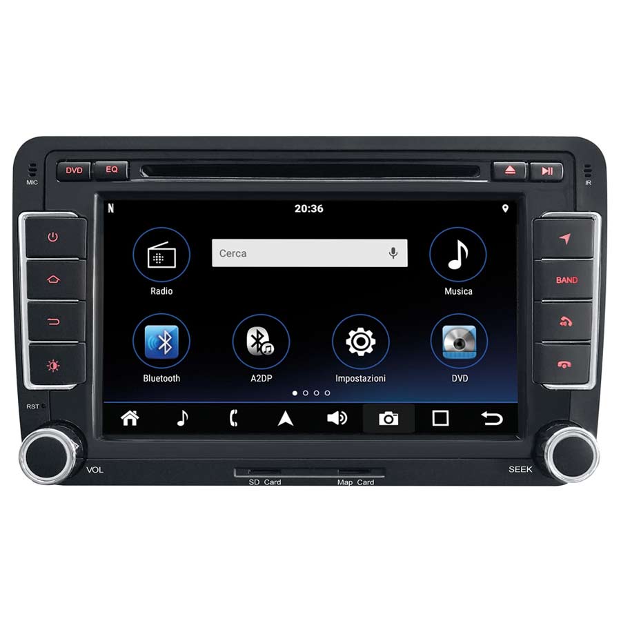 Mediastation 2-DIN mit Navi VM117E, Android uvm., von Phonocar, 1 Stück - ATU