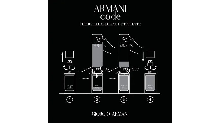GIORGIO ARMANI Code Eau de Toilette Nachfüllbar