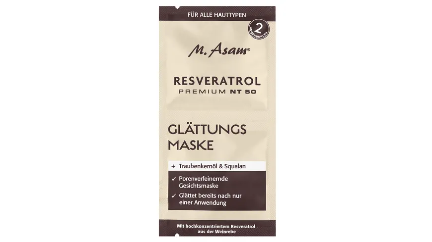 M. Asam® RESVERATROL PREMIUM NT50 Glättungsmaske