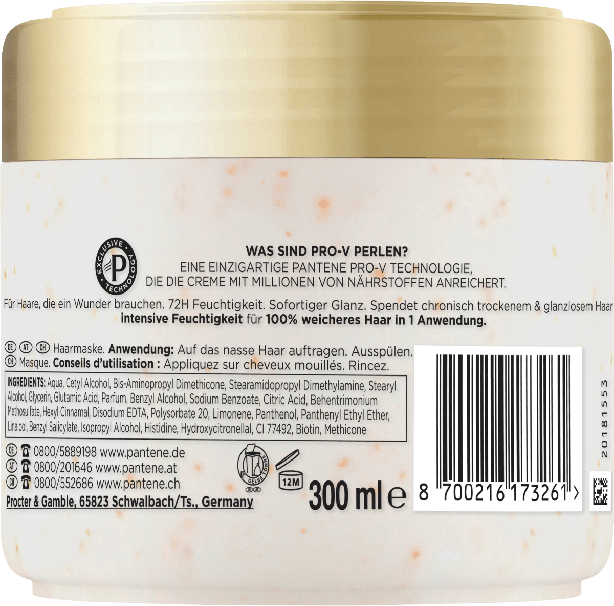 Haarmaske miracles Hydra Glow Deep Hydration, 300 ml