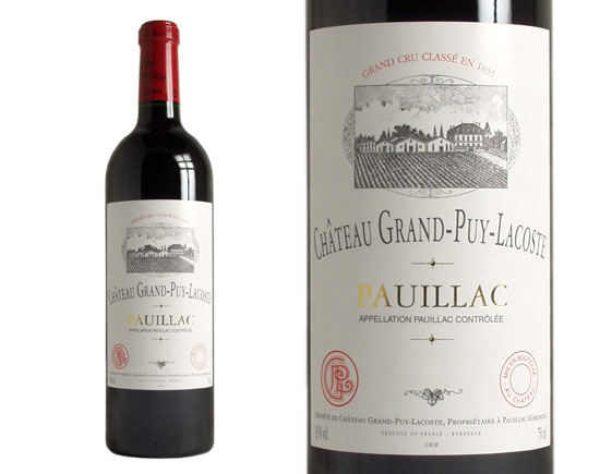 Château Grand-Puy-Lacoste Rouge 2001, Cinquième Cru Classé En 1855 Bordeaux Pauillac