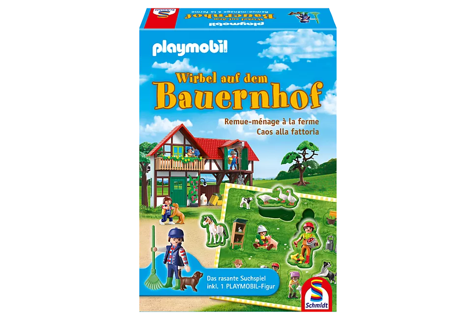 Suchspiel: Wirbel auf dem Bauernhof