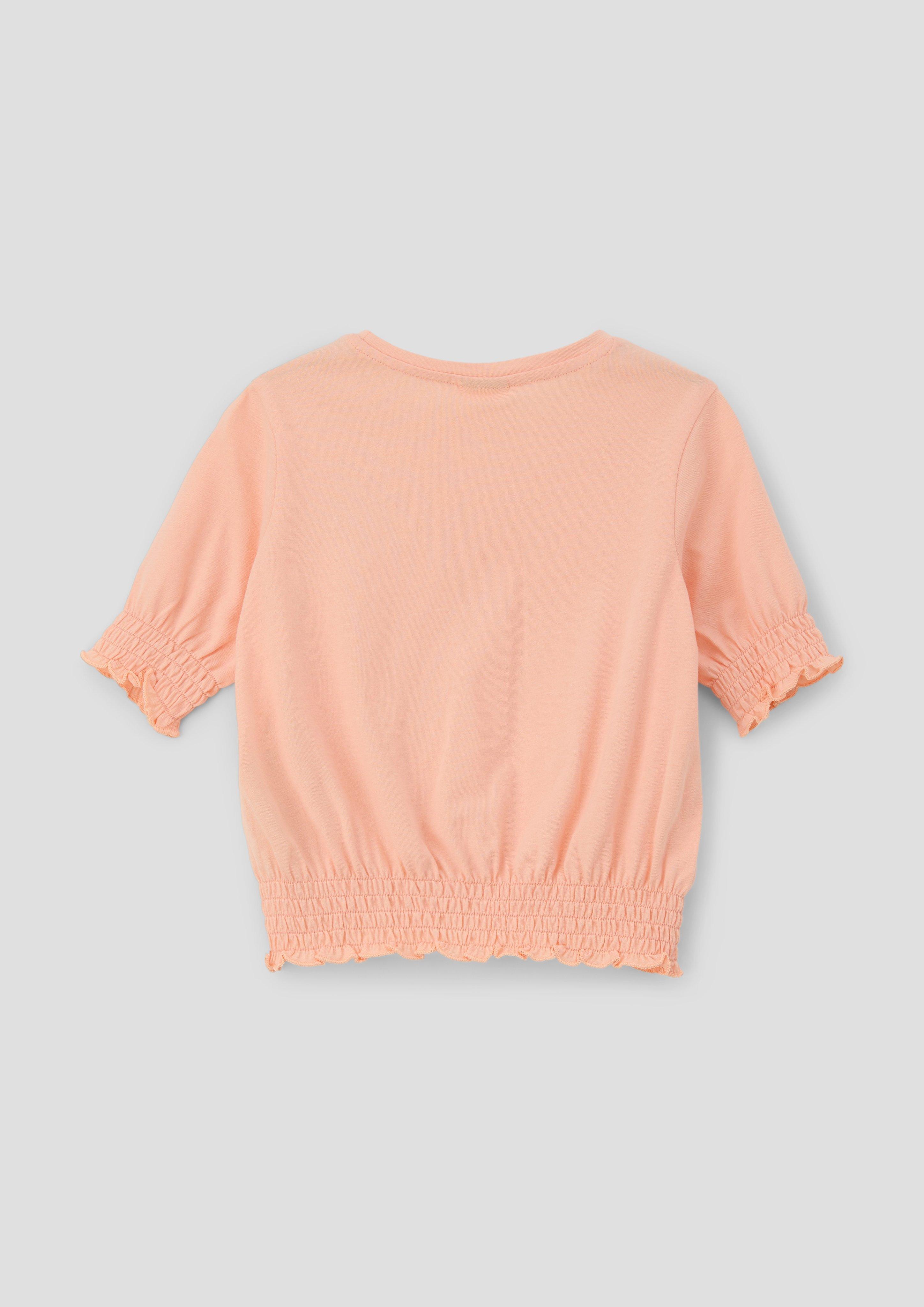 T-Shirt mit Wellensaum  2140023-2018