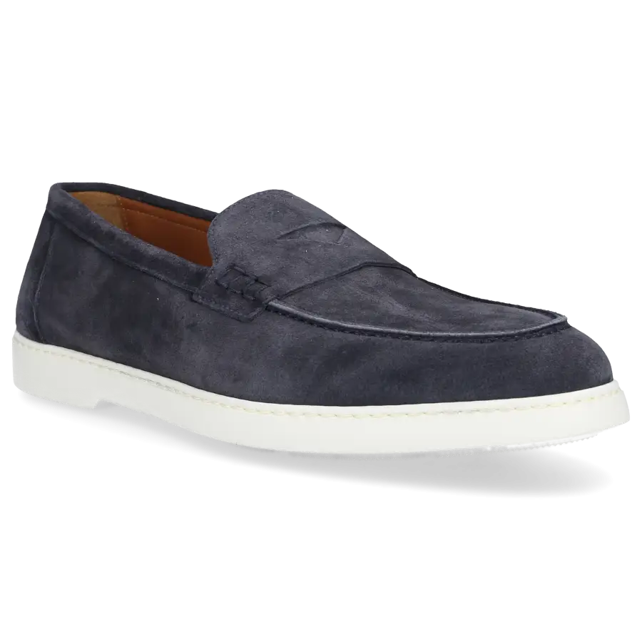 Doucal's - Loafer 3275 Veloursleder - blau