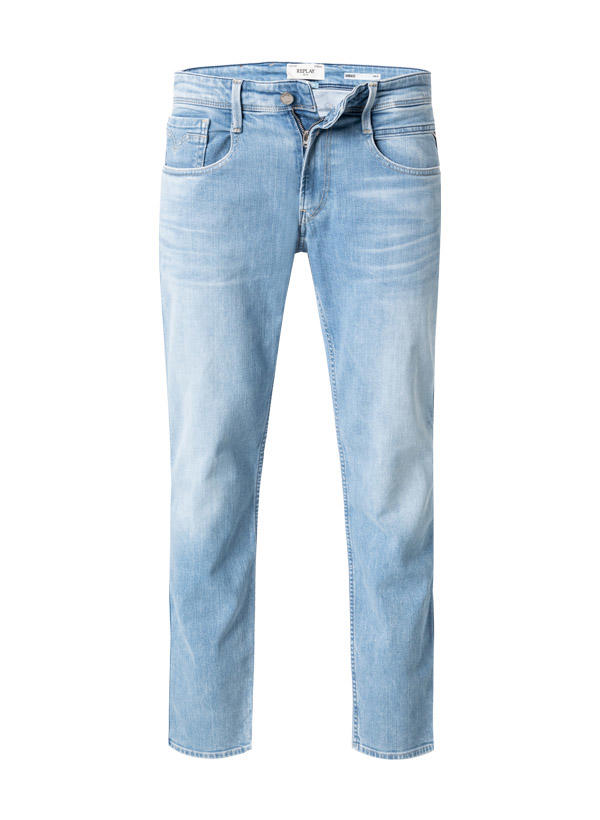 Replay, Jeans Anbass, Slim Fit, Baumwoll-Stretch, hellblau